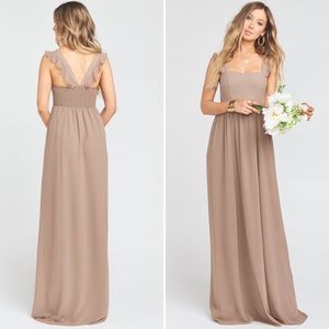 Show Me Your Mumu Dune Chiffon June Maxi Dress